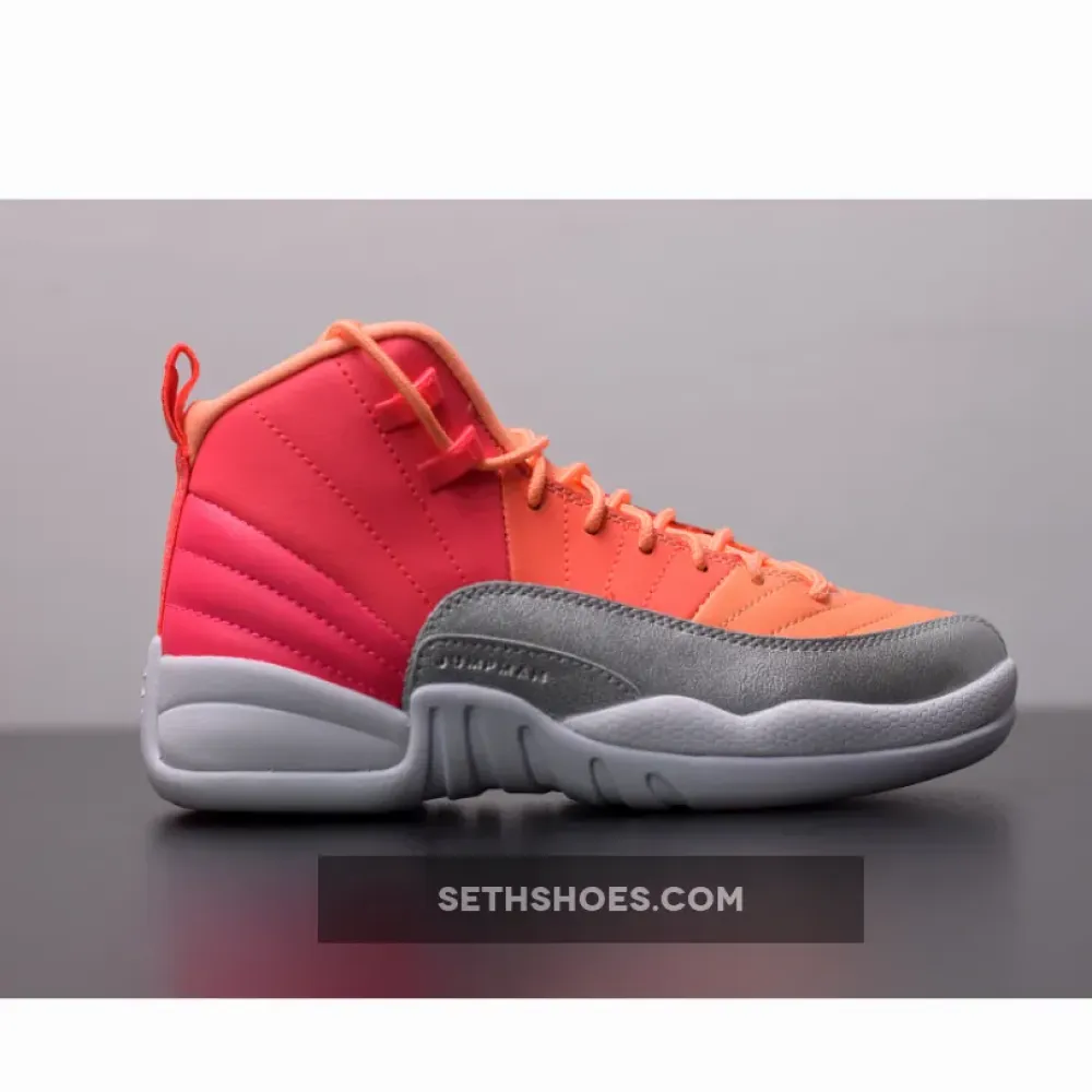 Air Jordan 12 “Sunrise” Racer Pink/Hot Punch-Bright Mango-White 510815-601