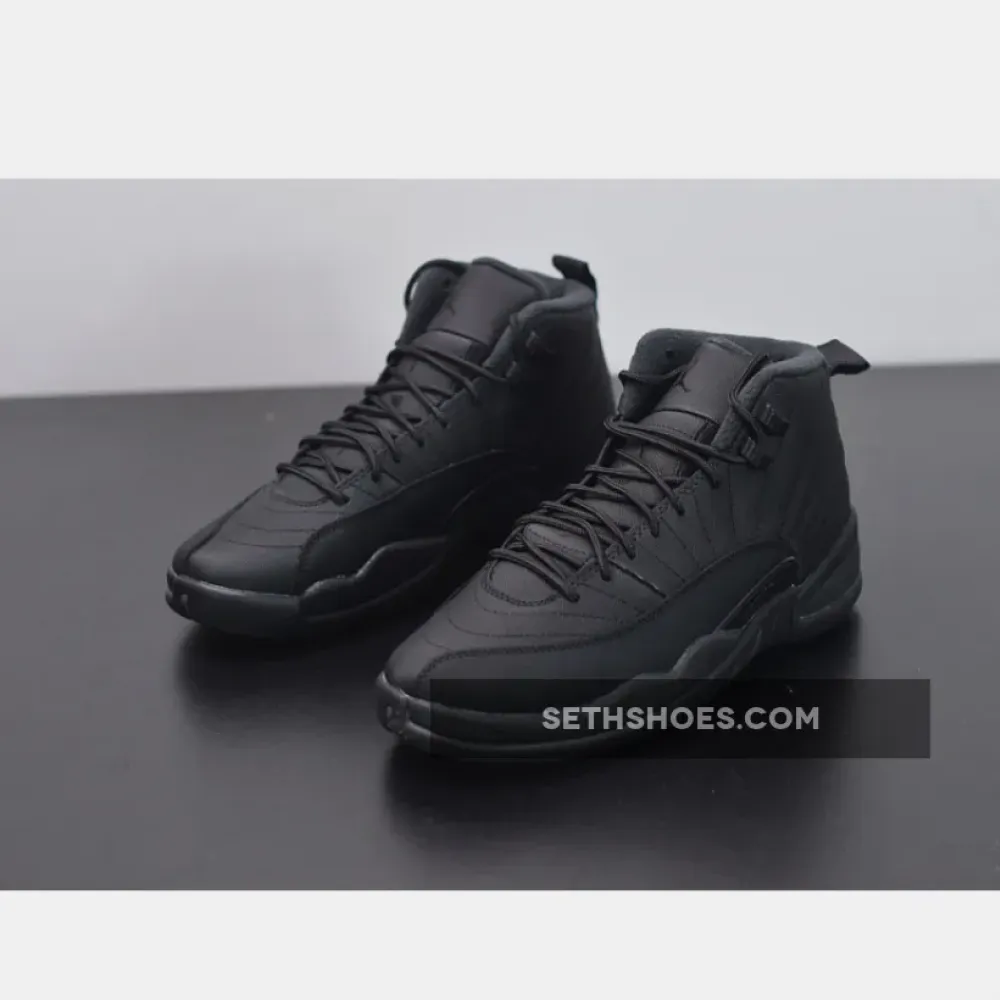Air Jordan 12 “Winterized” Black/Black-Anthracite  BQ6851-001
