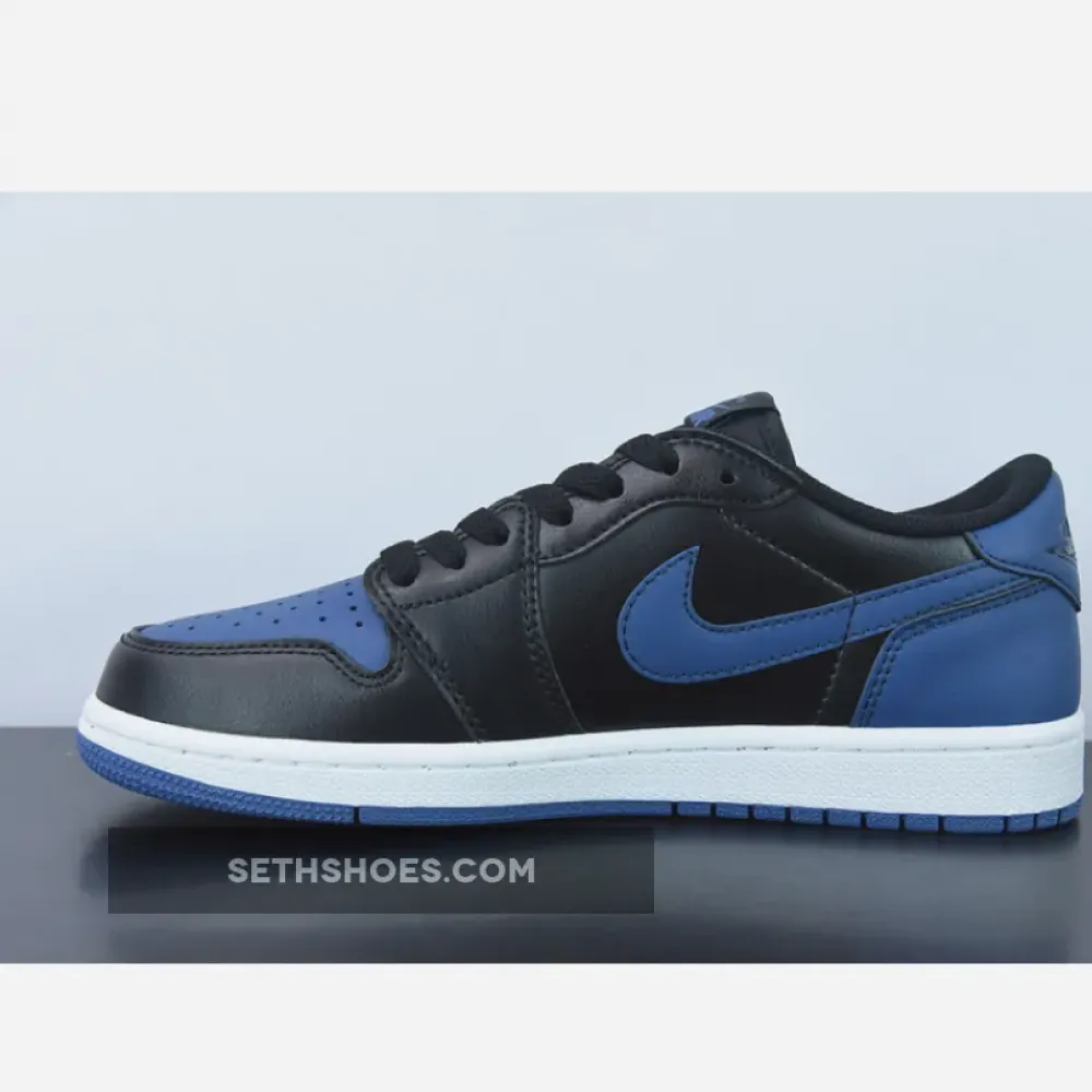 Air Jordan 1 Low OG Black/Mystic Navy-White  CZ0790-041