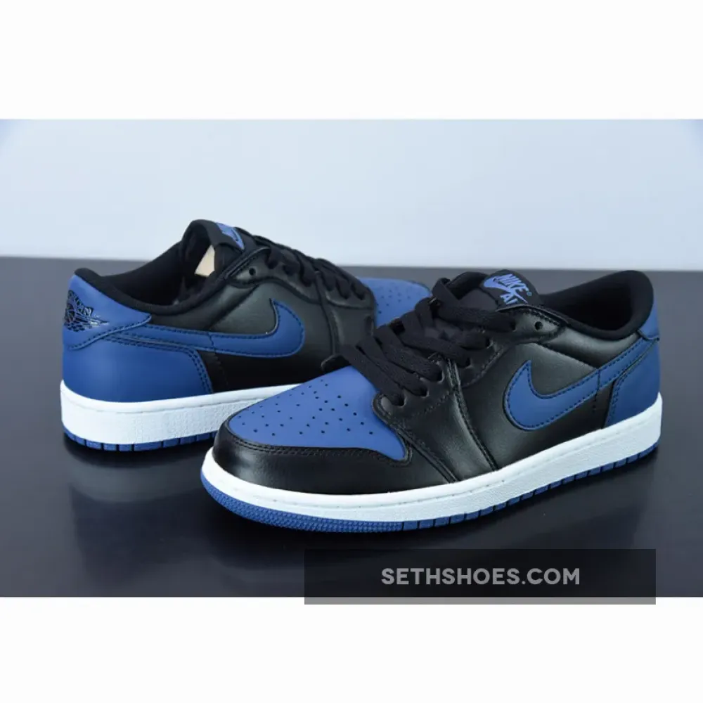 Air Jordan 1 Low OG Black/Mystic Navy-White  CZ0790-041