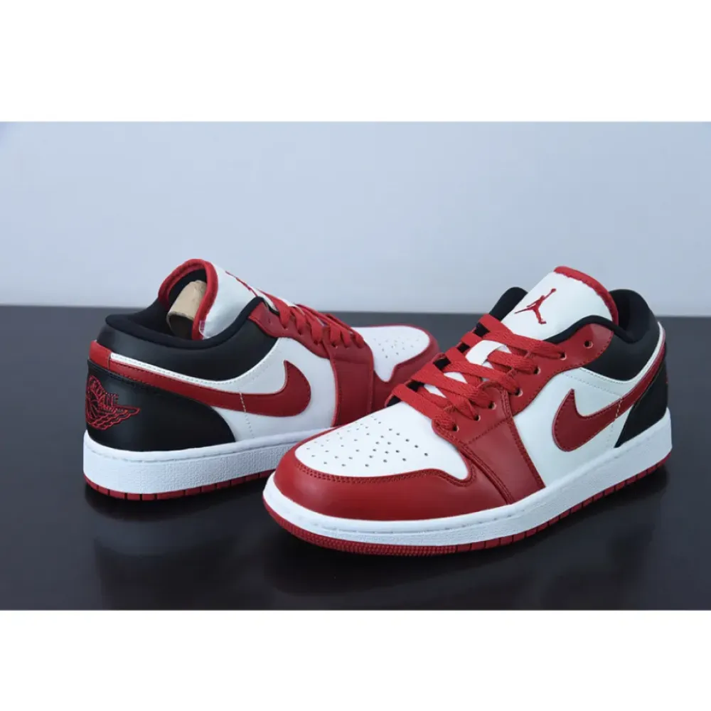 Air Jordan 1 Low Reverse Black Toe  DC0774-160