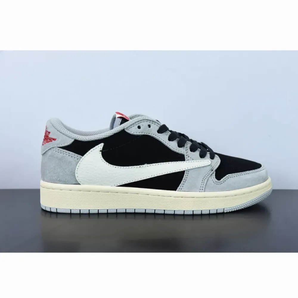 Travis Scott x Air Jordan 1 Low OG Grey/Black/Cream  DM7866-010