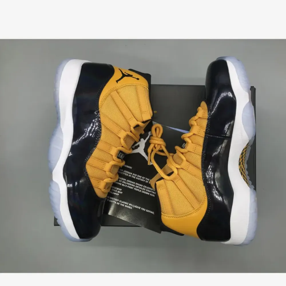 Air Jordan 11 Black Yellow