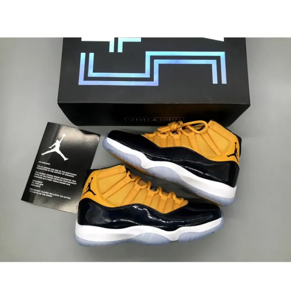 Air Jordan 11 Black Yellow