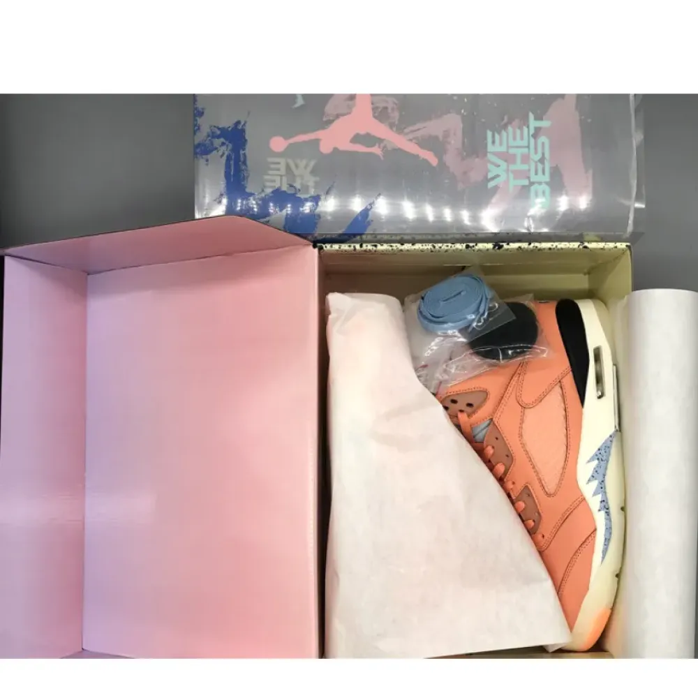 DJ Khaled x Air Jordan 5 We The Best Crimson Bliss/Leche Blue-Sail  DV4982-641