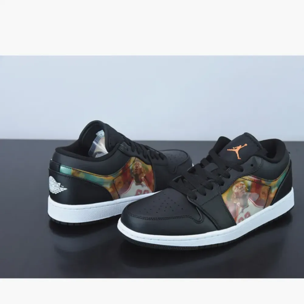 Air Jordan 1 Low Hologram Black/White  DR9497-001