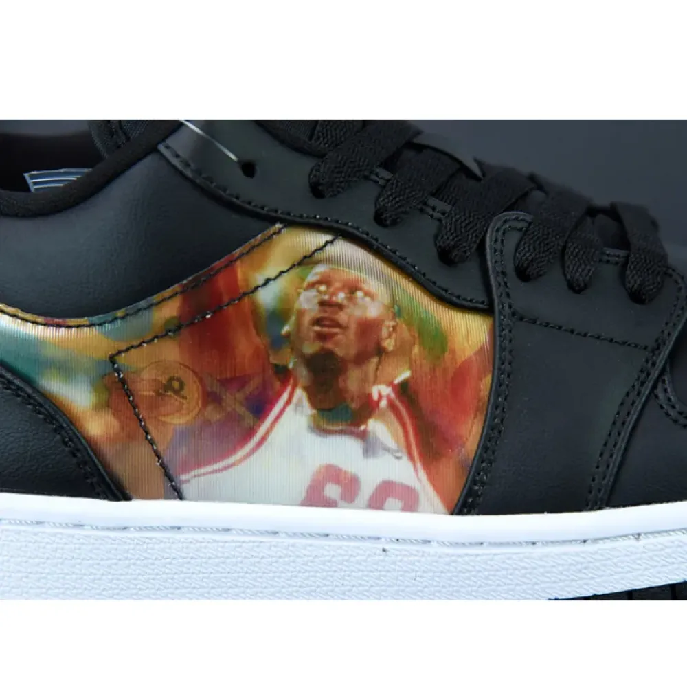 Air Jordan 1 Low Hologram Black/White  DR9497-001