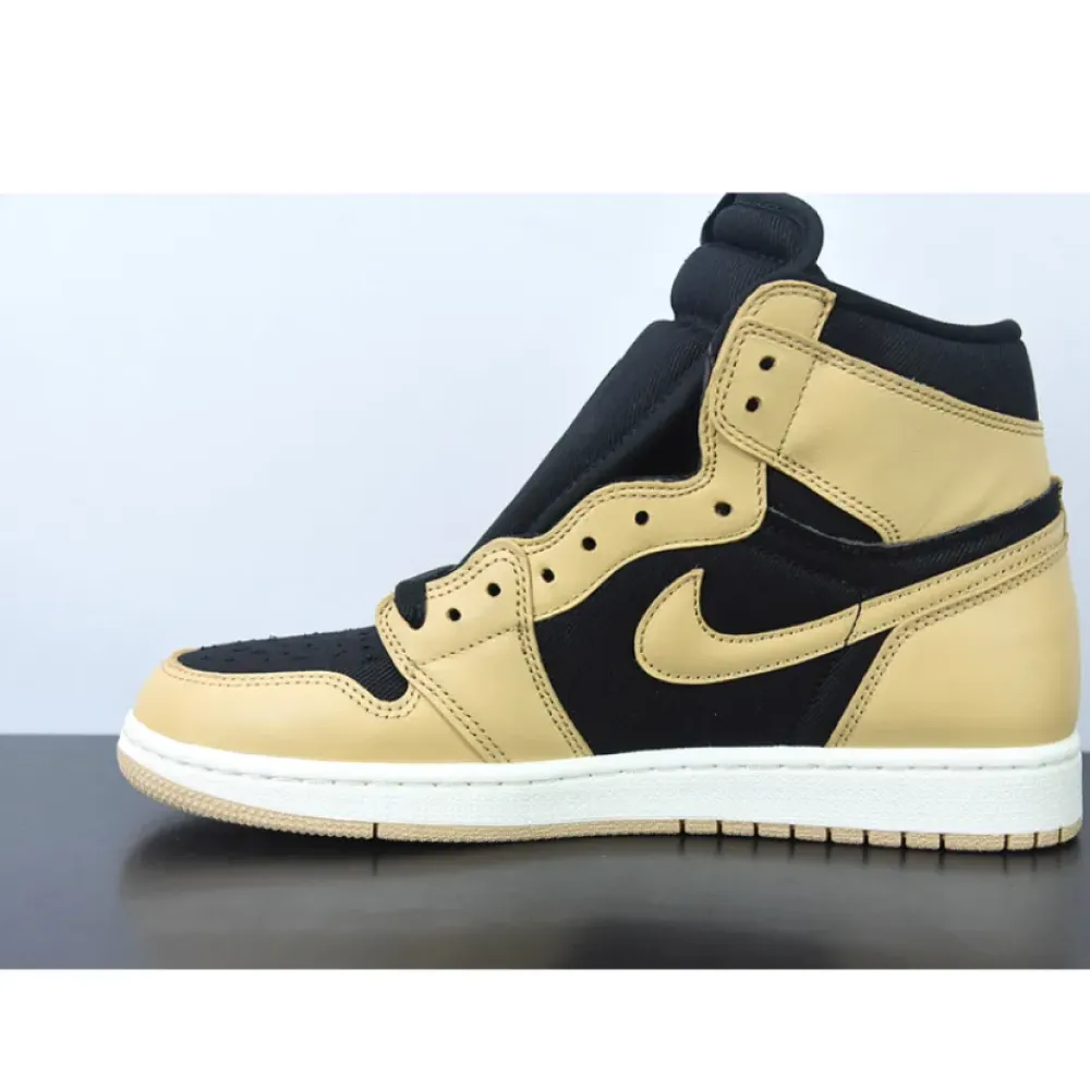 Air Jordan 1 High OG “Heirloom” Vachetta Tan/Black/Sail  555088-202