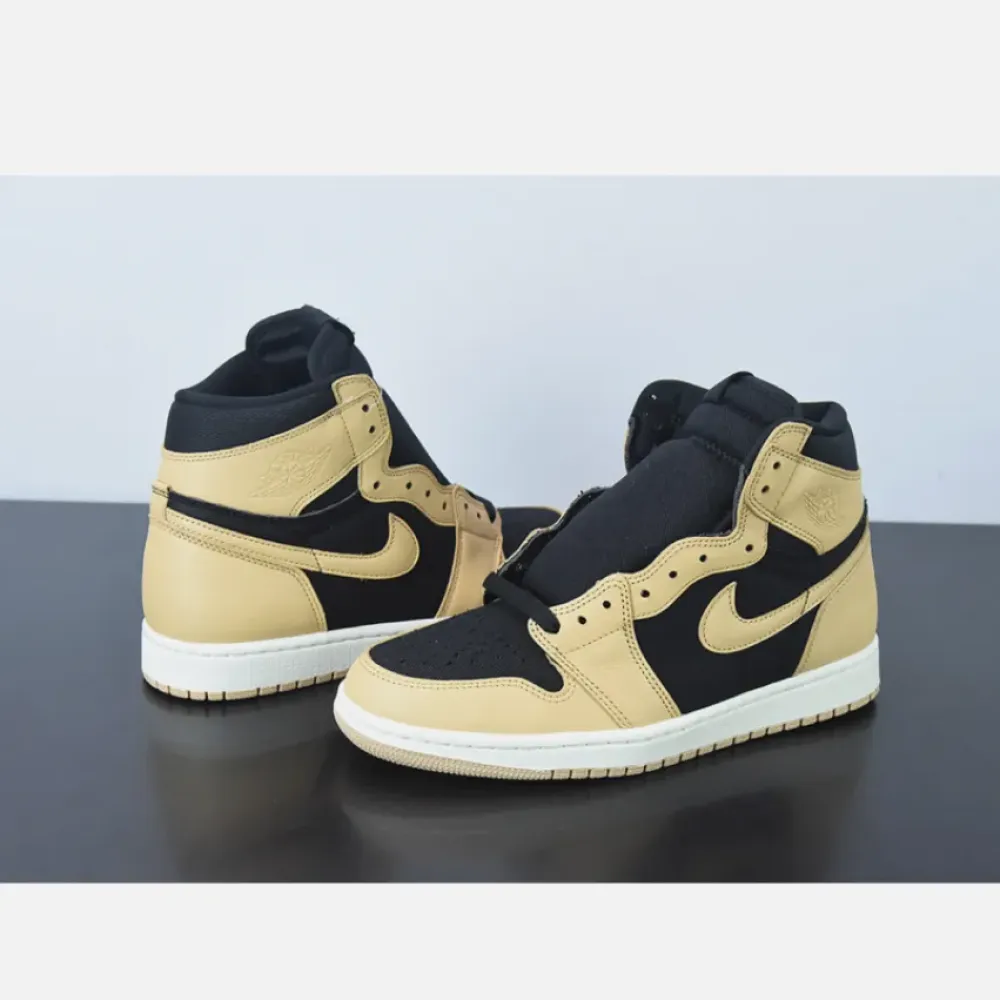 Air Jordan 1 High OG “Heirloom” Vachetta Tan/Black/Sail  555088-202