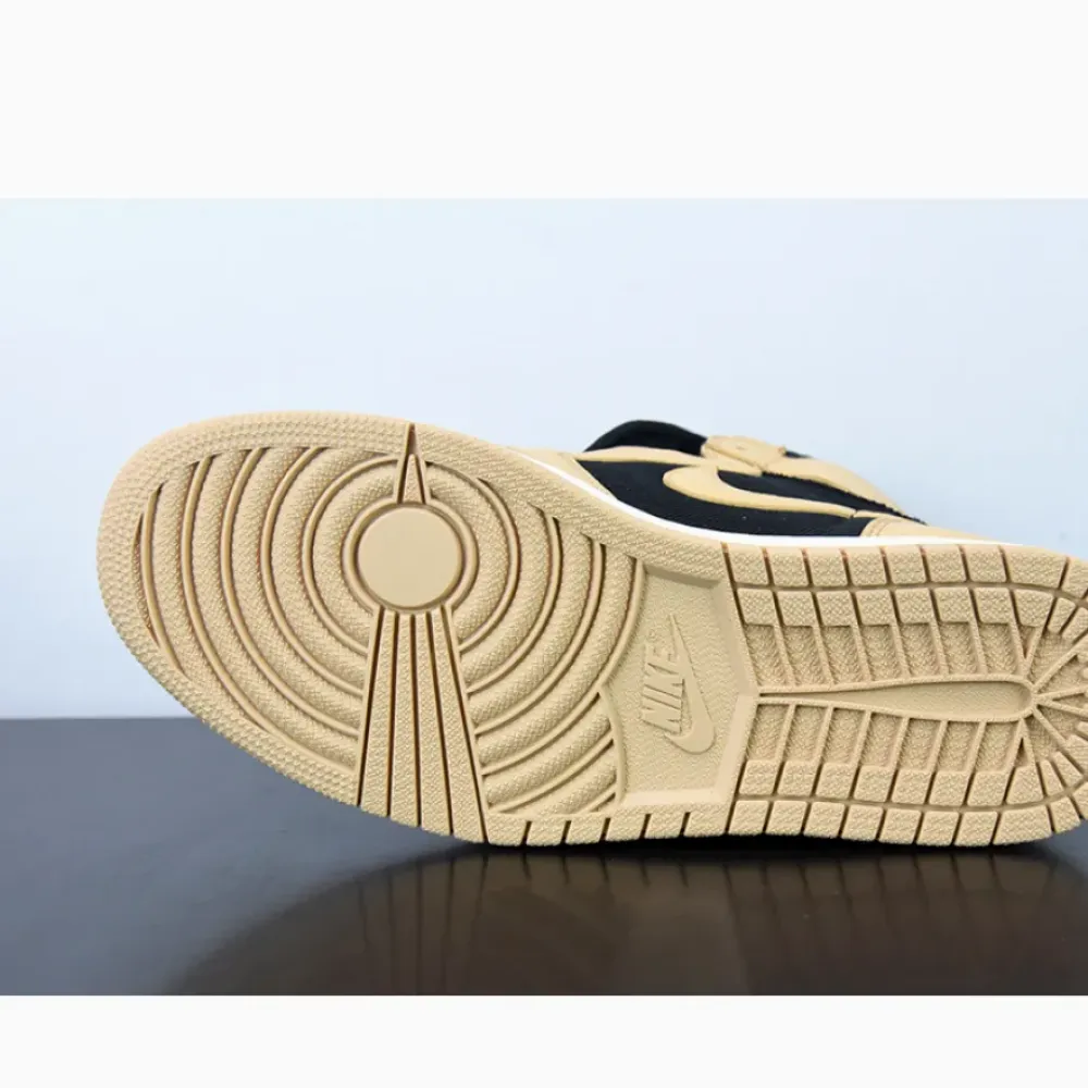 Air Jordan 1 High OG “Heirloom” Vachetta Tan/Black/Sail  555088-202