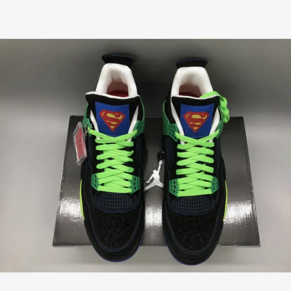 Air Jordan 4 Doernbecher Black/Old Royal-Electric Green-White 308497-015