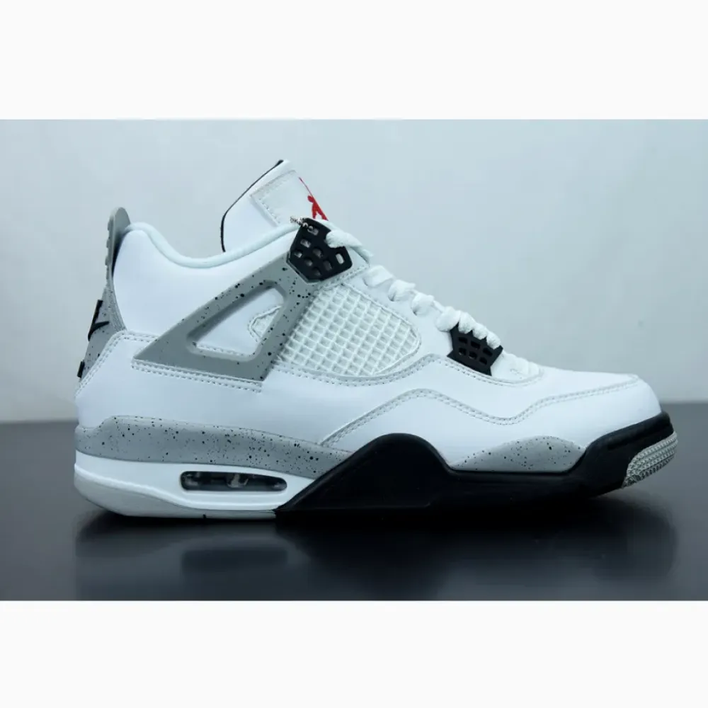 Air Jordan 4 OG “White Cement” White/Fire Red-Black-Tech Grey 840606-192