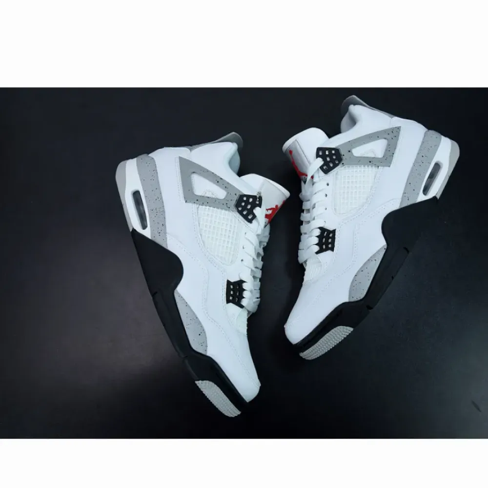 Air Jordan 4 OG “White Cement” White/Fire Red-Black-Tech Grey 840606-192