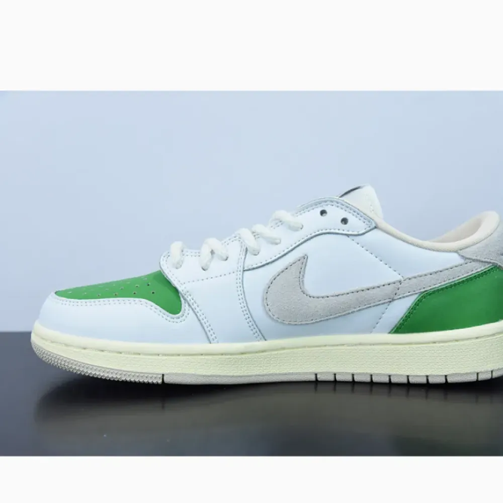 Travis Scott x Air Jordan 1 Low OG White Green