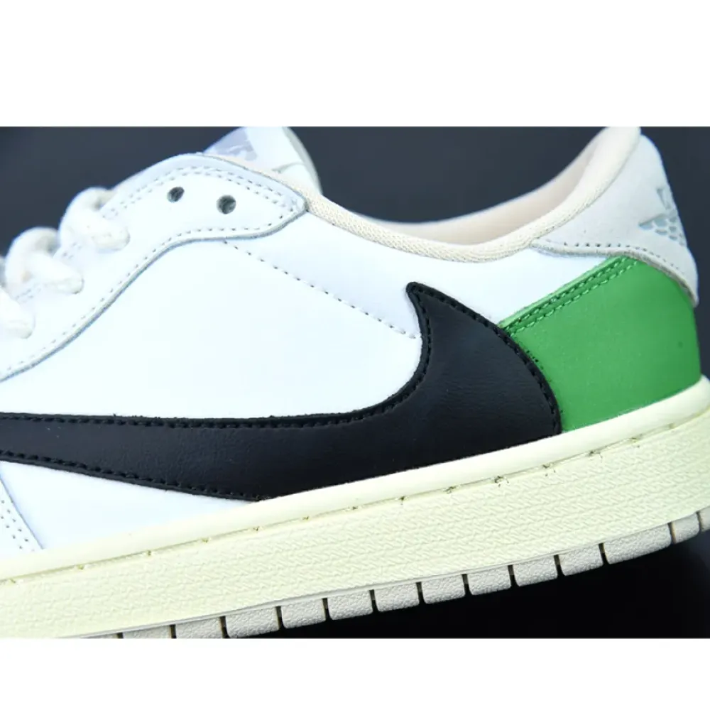 Travis Scott x Air Jordan 1 Low OG White Green