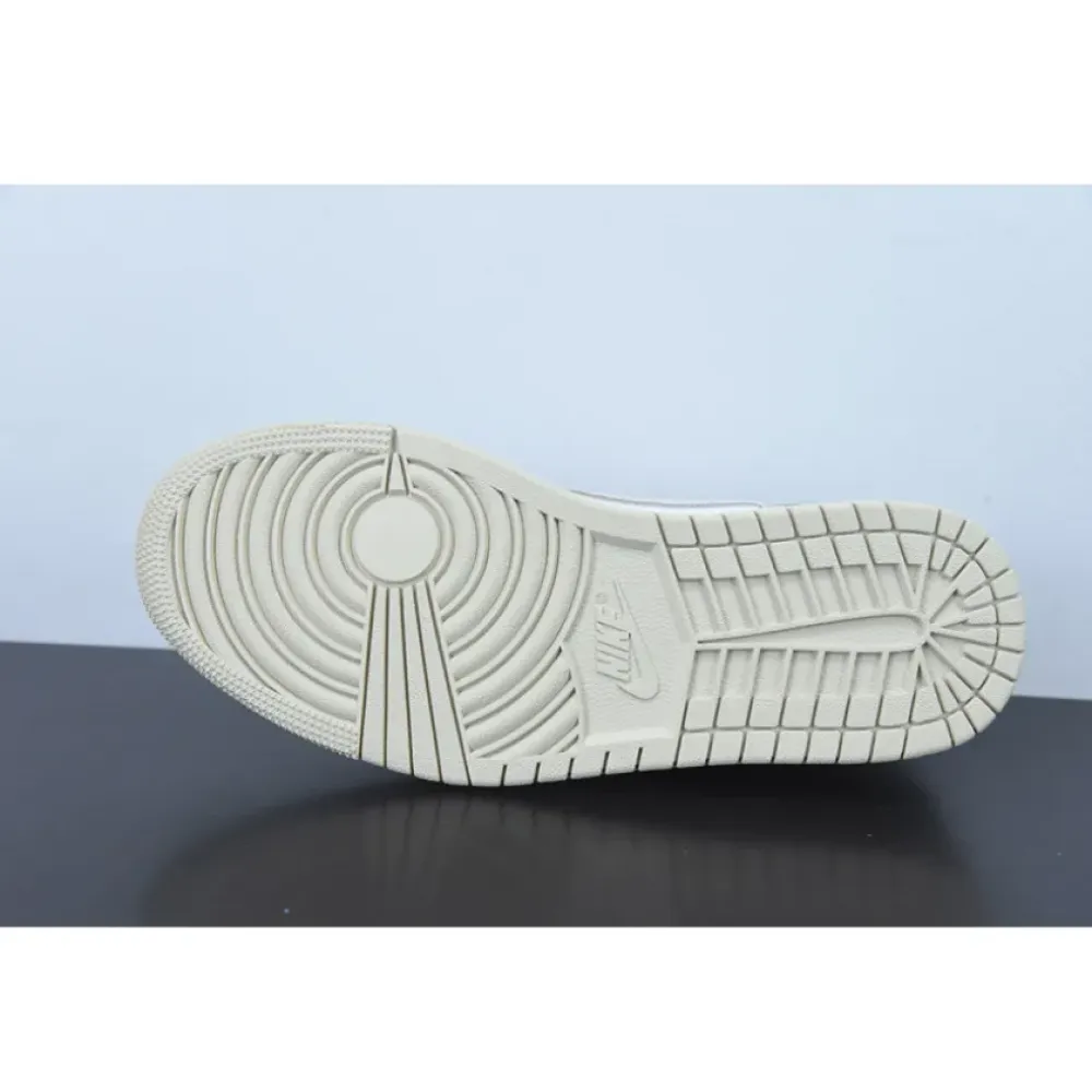 Travis Scott x Air Jordan 1 Low OG White Green