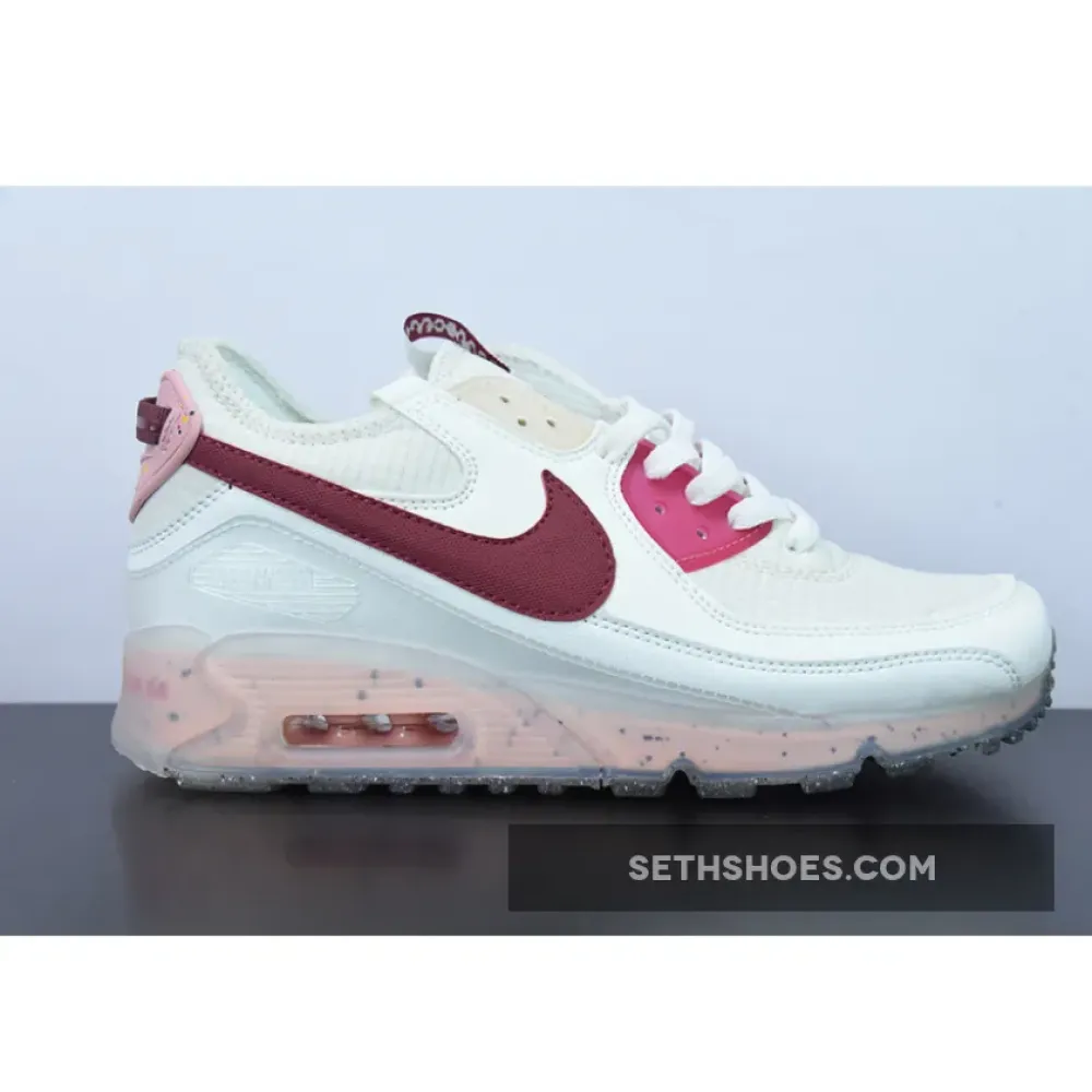Nike Air Max 90 Terrascape White/Pomegranate-Pink Glaze  DC9450-100
