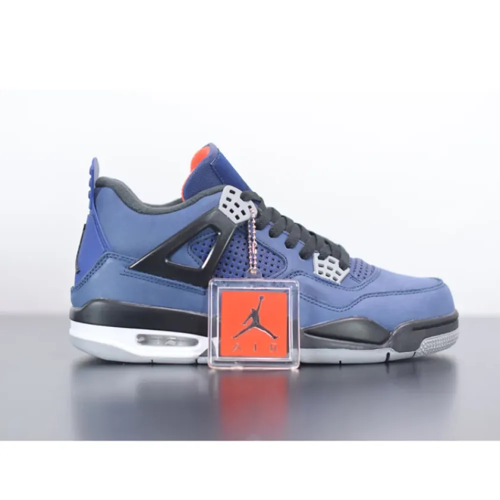 Air Jordan 4 WNTR Loyal Blue Habanero Red Black  CQ9597-401
