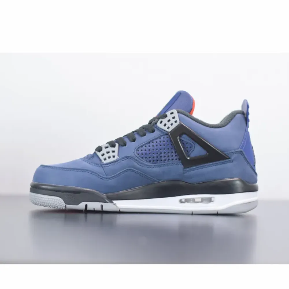 Air Jordan 4 WNTR Loyal Blue Habanero Red Black  CQ9597-401
