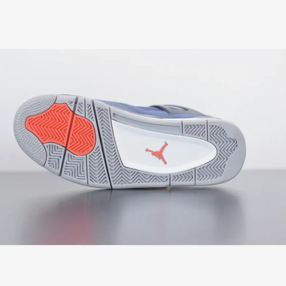 Air Jordan 4 WNTR Loyal Blue Habanero Red Black  CQ9597-401