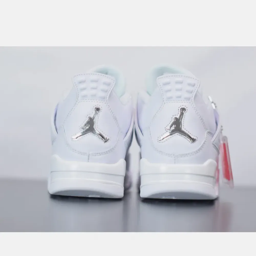 Air Jordan 4 Retro “Pure Money” White/White-Metallic Silver 308497-100