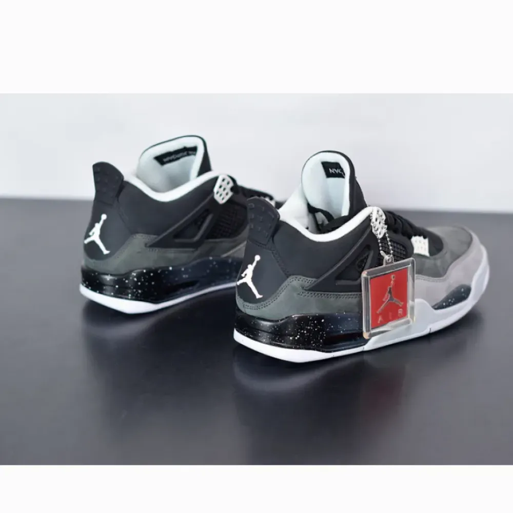 Air Jordan 4 “Fear” Black/White– Cool Grey-Pure Platinum  626969-030