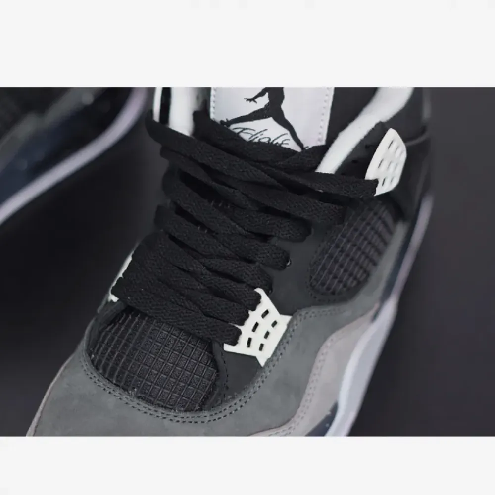 Air Jordan 4 “Fear” Black/White– Cool Grey-Pure Platinum  626969-030