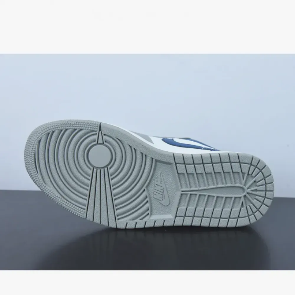Air Jordan 1 Low White Grey Blue  DC0774-042