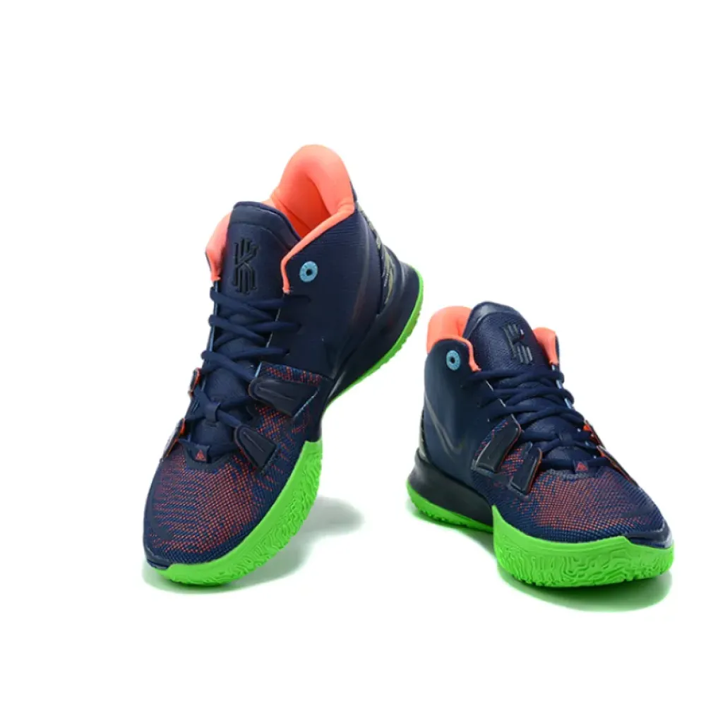 Nike Kyrie 7 Midnight Navy Pink Green CQ9327-401 CQ9326-401