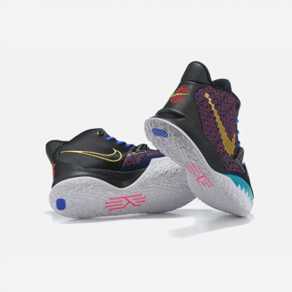 Nike Kyrie 7 “CNY” Black/Spirit Teal/Hyper Pink/Metallic Gold  CQ9326-006