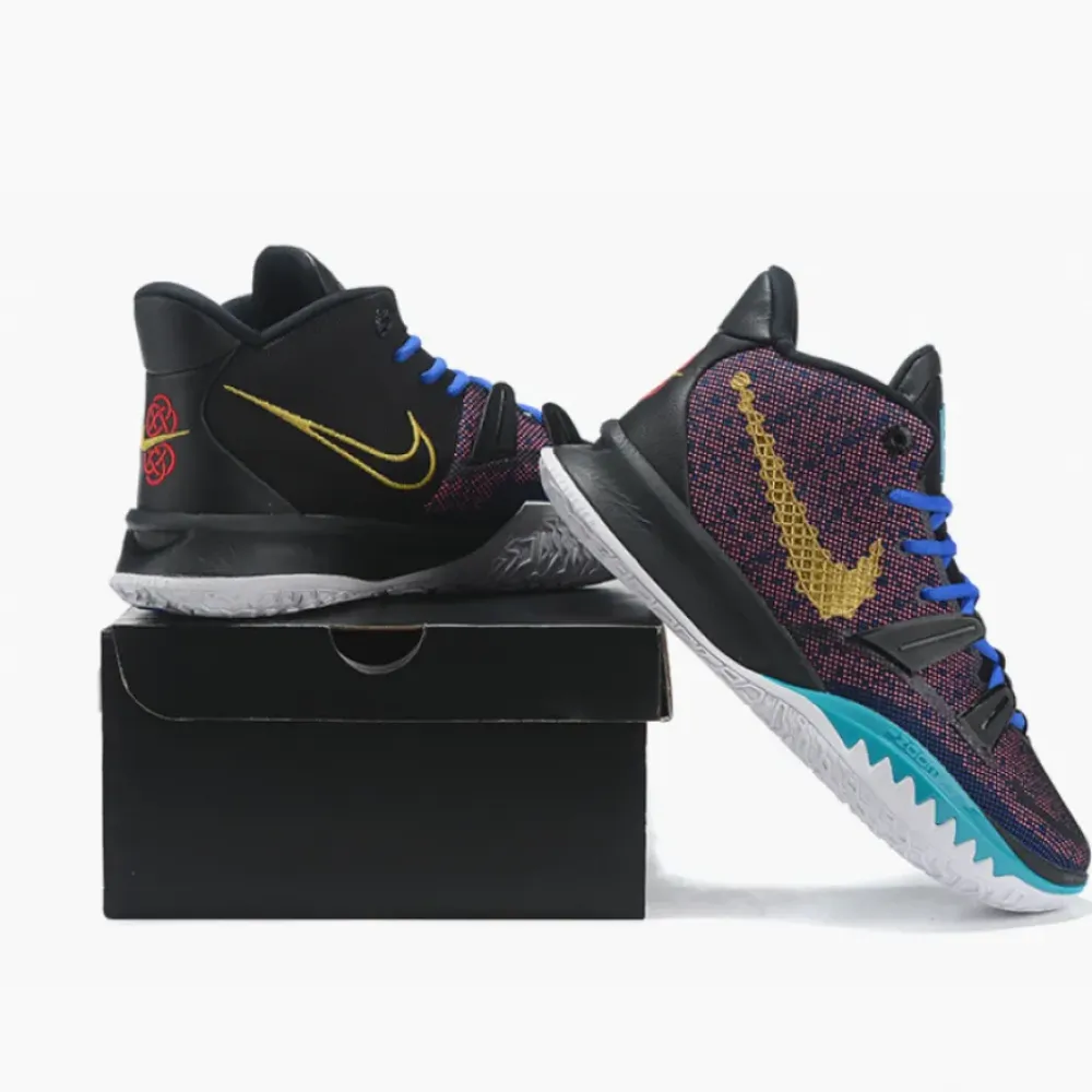 Nike Kyrie 7 “CNY” Black/Spirit Teal/Hyper Pink/Metallic Gold  CQ9326-006