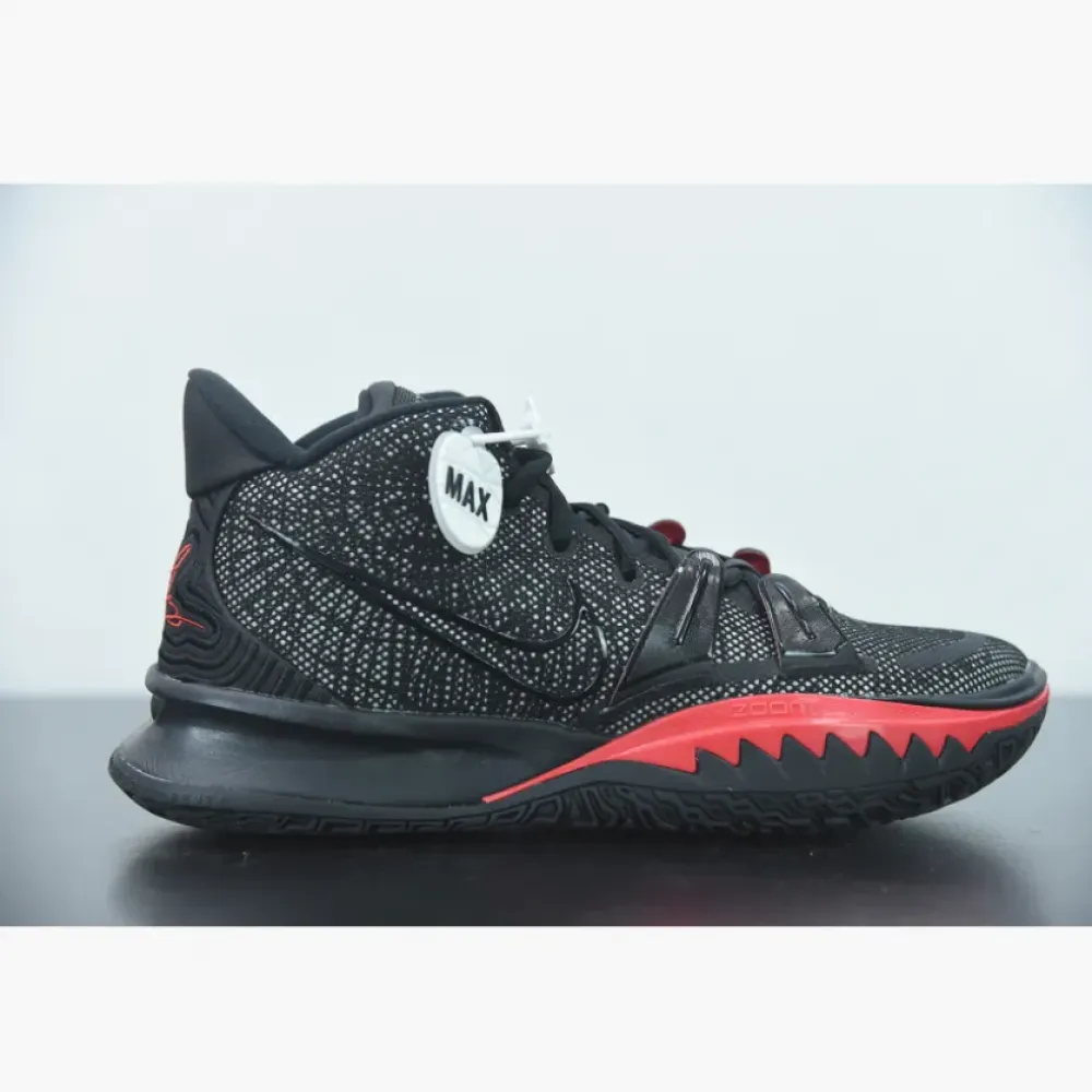 Nike Kyrie 7 ‘Bred’ Black/University Red/White  CQ9327-001