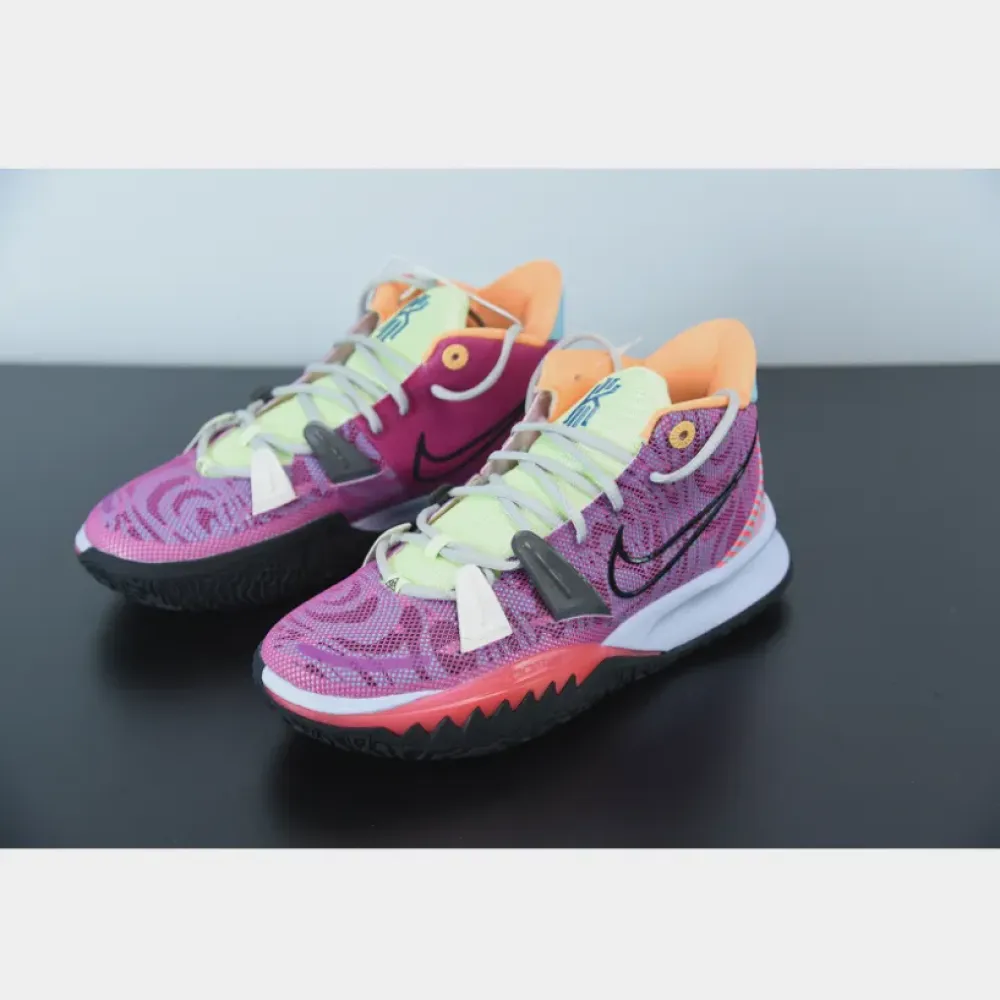 Nike Kyrie 7 “Creator” Active Fuchsia/Black/Ghost/Multi-Color  DC0588-601