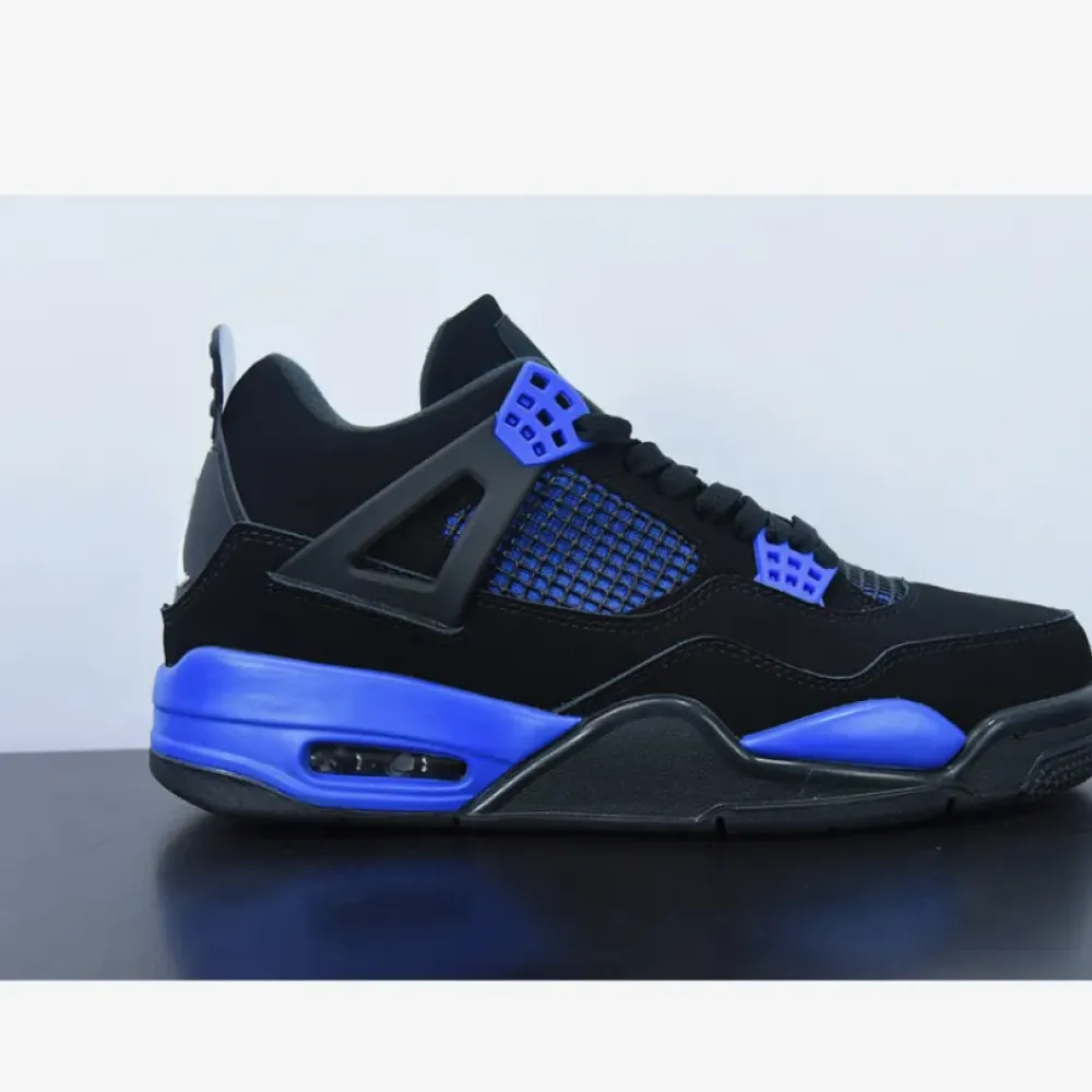 Air Jordan 4 Black Royal Blue
