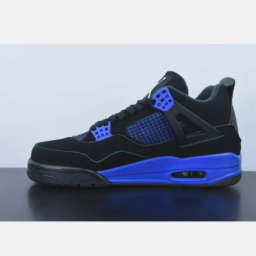 Air Jordan 4 Black Royal Blue