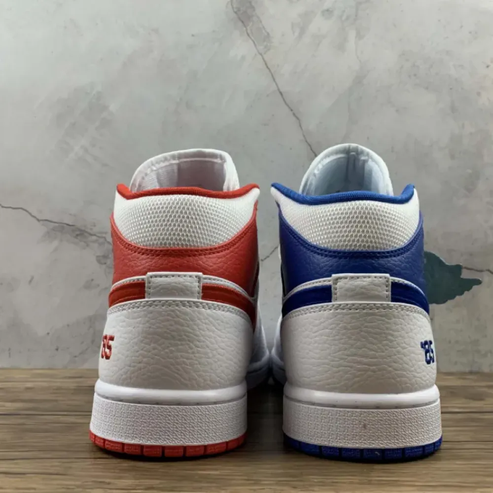 Air Jordan 1 Mid “’85” White Red Blue  DH0200-100