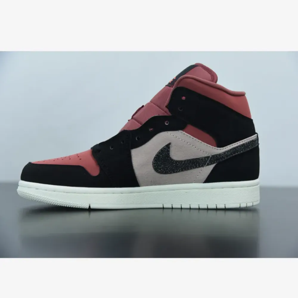 Air Jordan 1 Mid Burgundy Dusty Pink  BQ6472-202