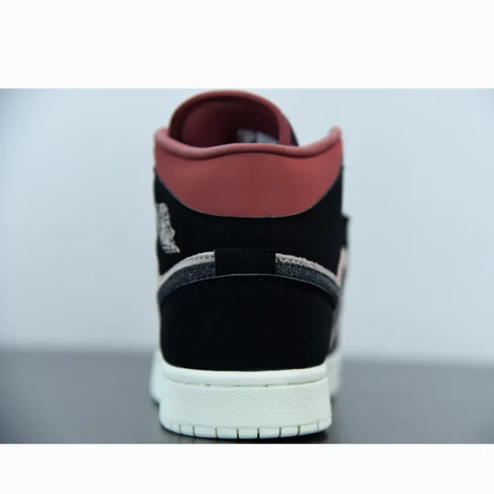 Air Jordan 1 Mid Burgundy Dusty Pink  BQ6472-202