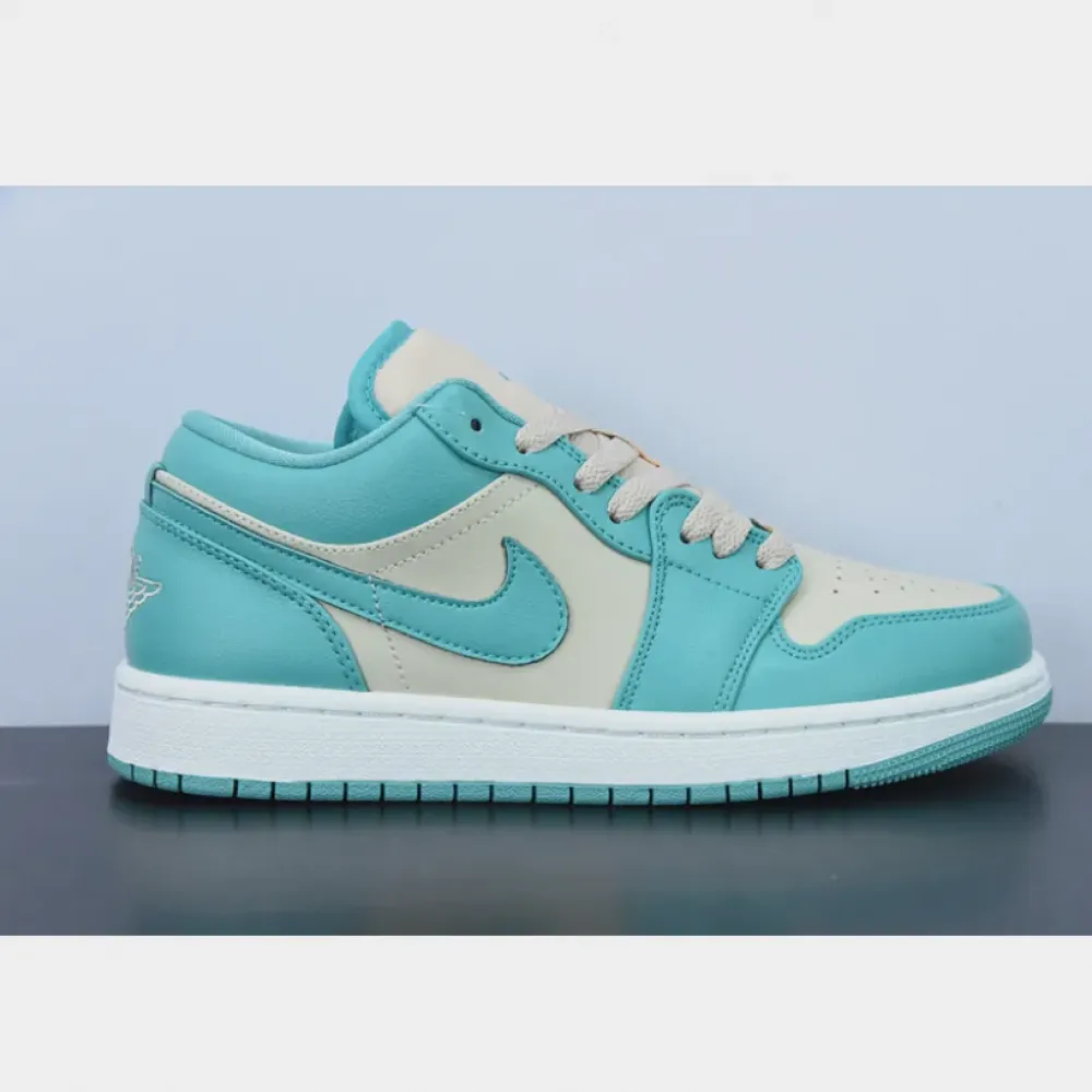 Air Jordan 1 Low Sanddrift/Sail-Washed Teal  DC0774-131
