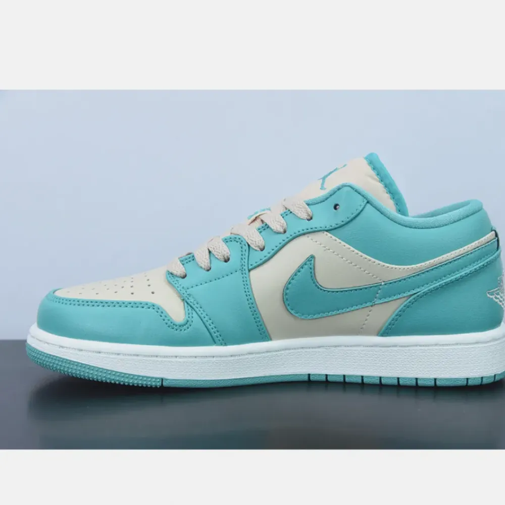 Air Jordan 1 Low Sanddrift/Sail-Washed Teal  DC0774-131
