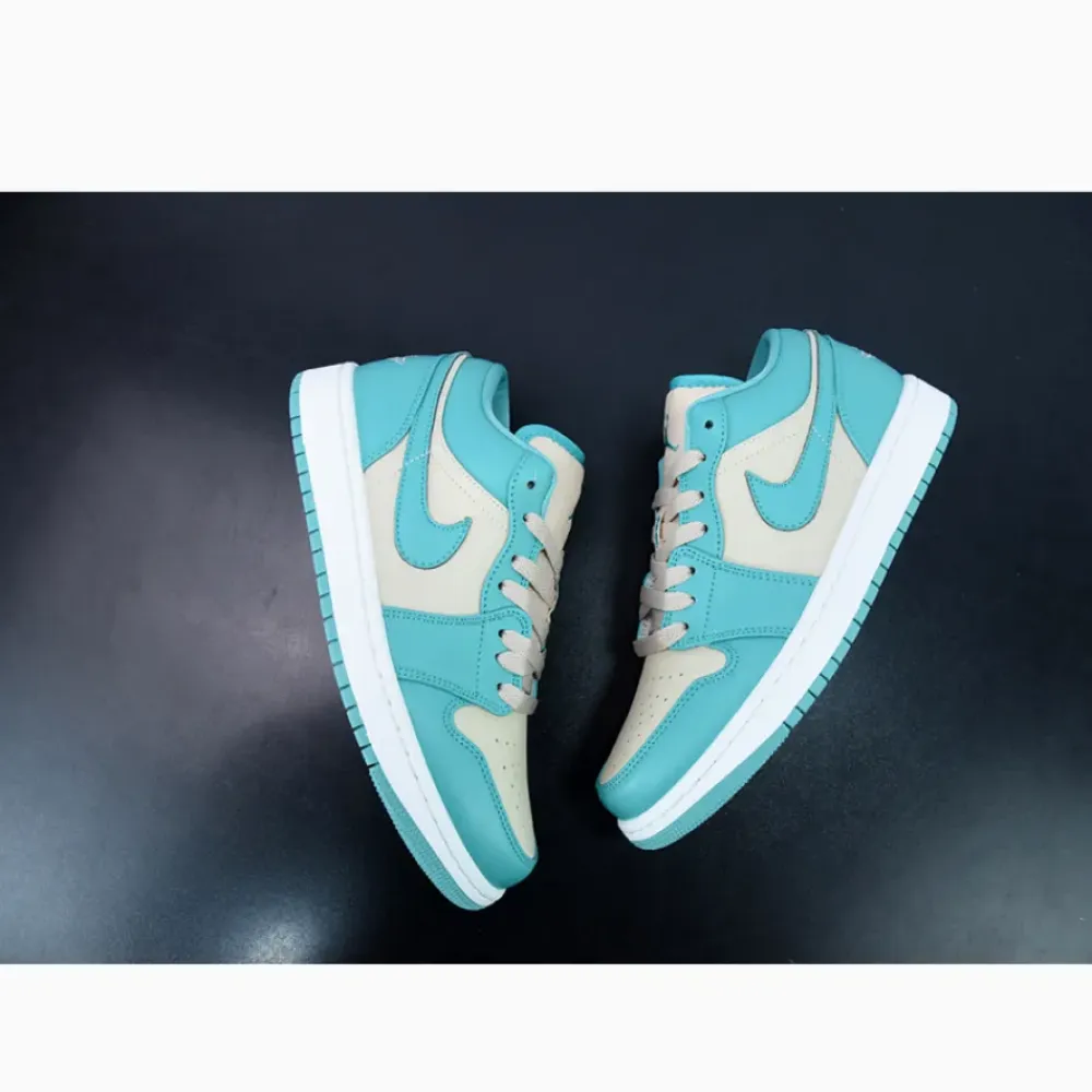Air Jordan 1 Low Sanddrift/Sail-Washed Teal  DC0774-131