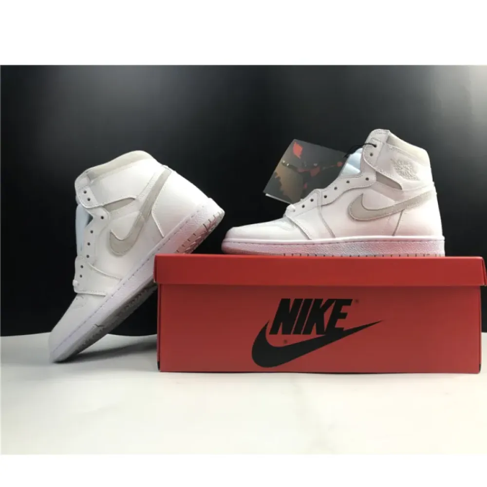 Air Jordan 1 High ’85 White/Neutral Grey  BQ4422-100