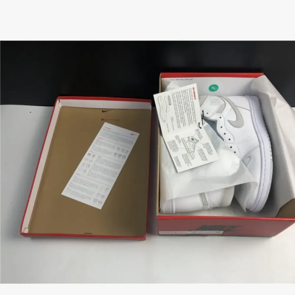 Air Jordan 1 High ’85 White/Neutral Grey  BQ4422-100