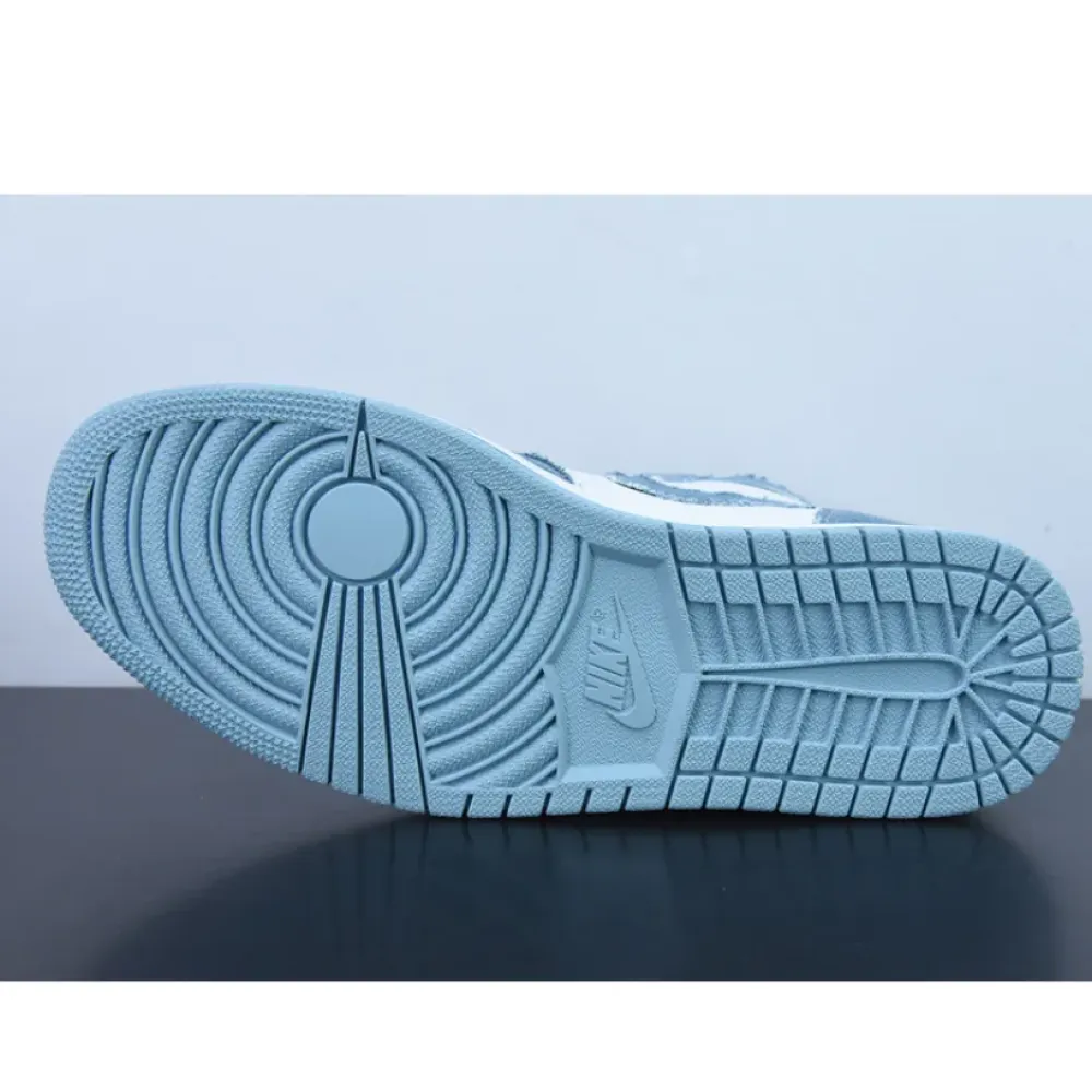 Air Jordan 1 High OG “Denim” White/Worn Blue-Metallic Gold  DM9036-104