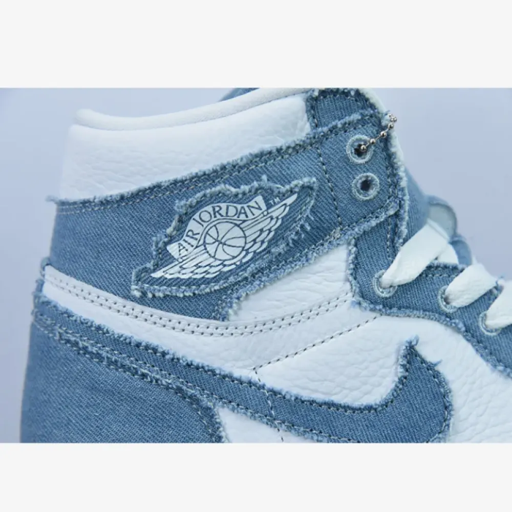 Air Jordan 1 High OG “Denim” White/Worn Blue-Metallic Gold  DM9036-104