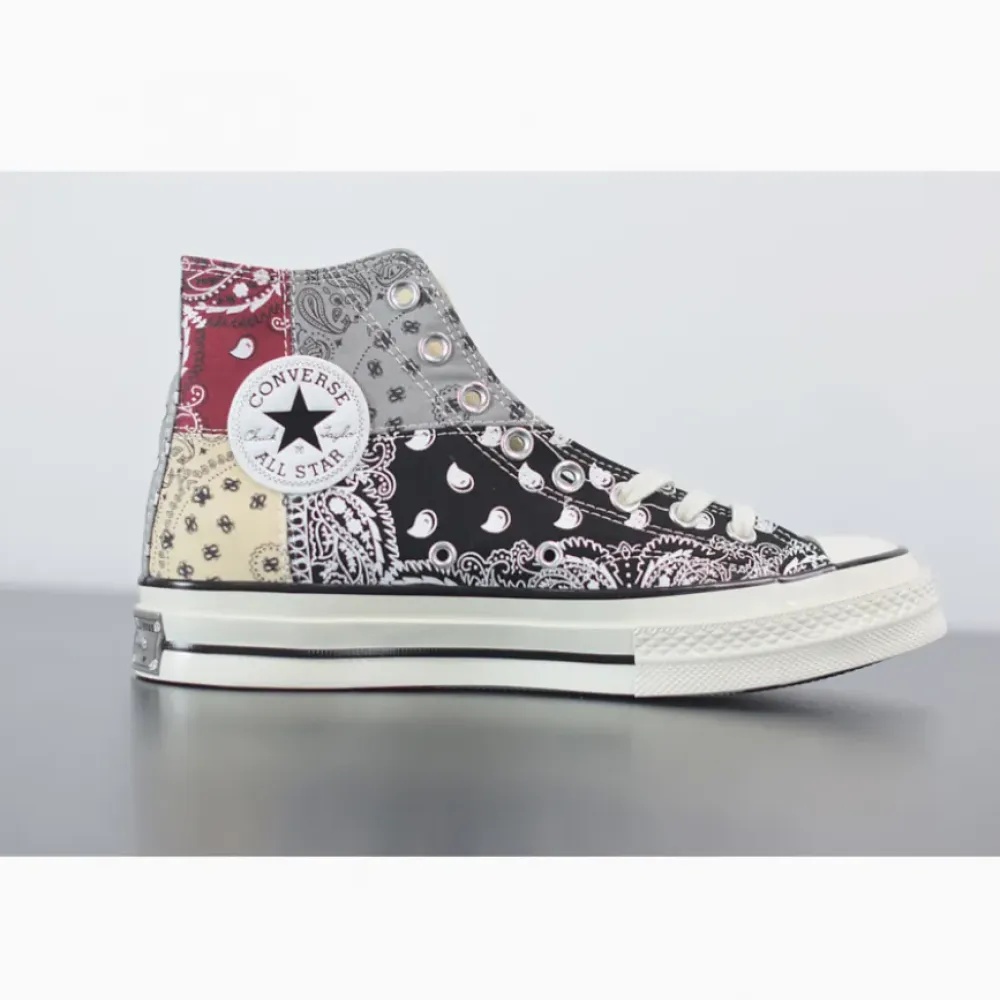 Offspring x Conver Chuck 70 High ‘Paisley Patchwork’ Black/Multi-Color 169880C