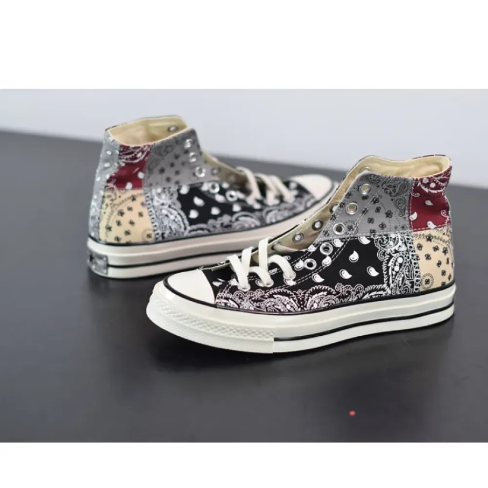 Offspring x Conver Chuck 70 High ‘Paisley Patchwork’ Black/Multi-Color 169880C