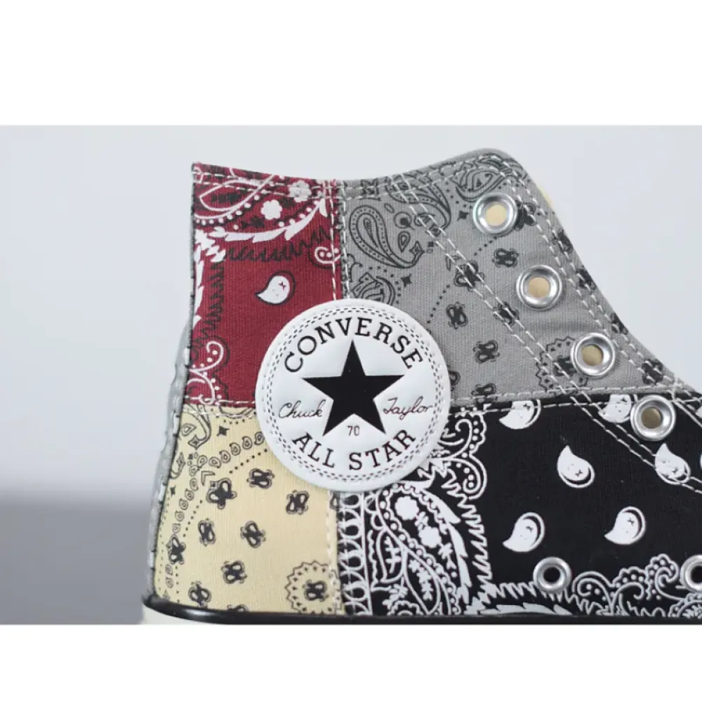 Offspring x Conver Chuck 70 High ‘Paisley Patchwork’ Black/Multi-Color 169880C