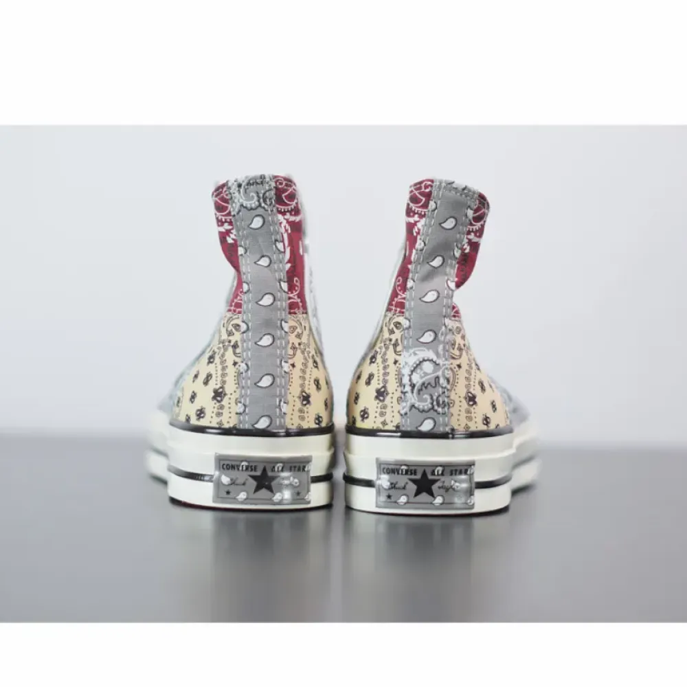 Offspring x Conver Chuck 70 High ‘Paisley Patchwork’ Black/Multi-Color 169880C