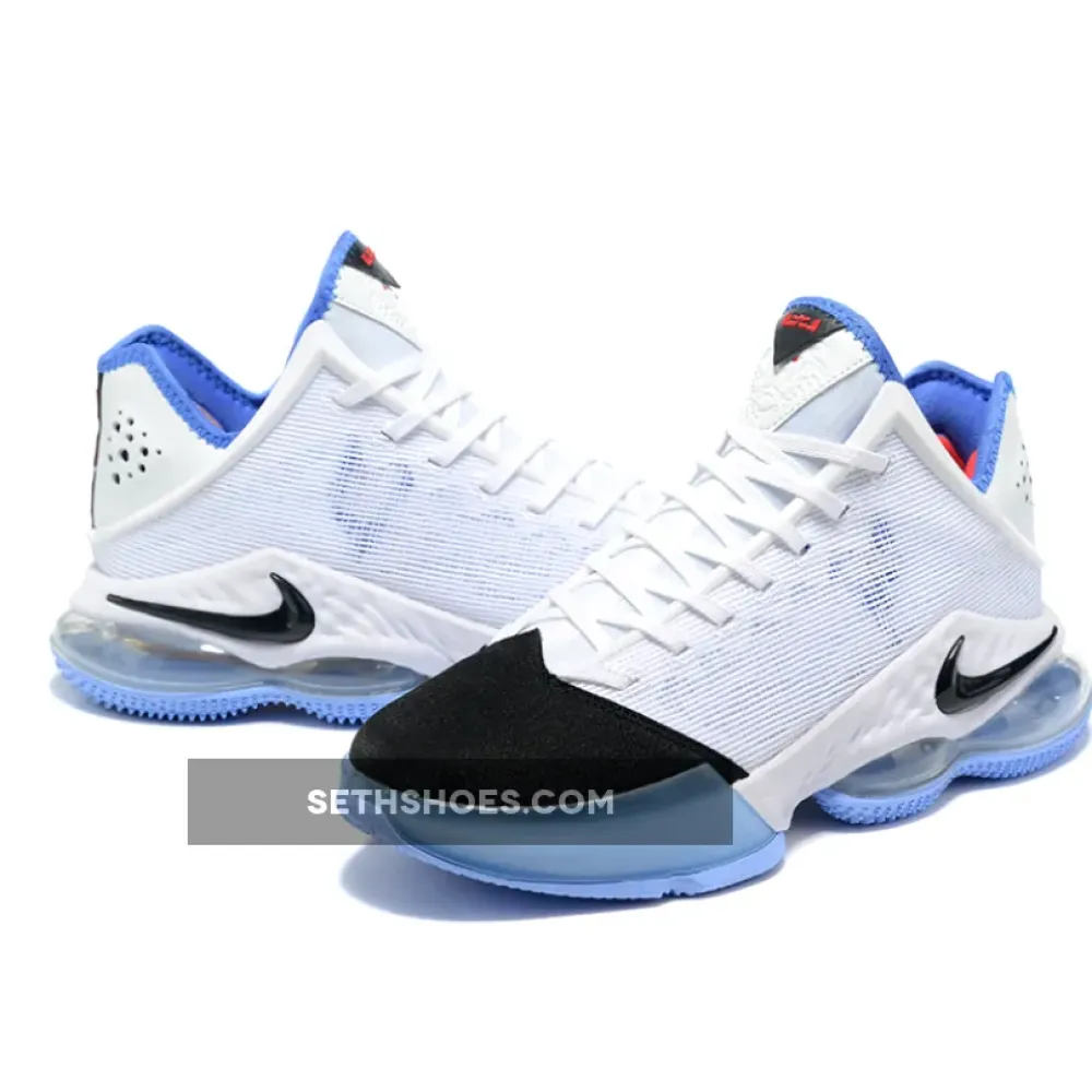 Nike LeBron 19 Low “Black Toe”  DH1270-100